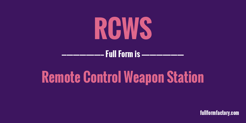 rcws-full-form