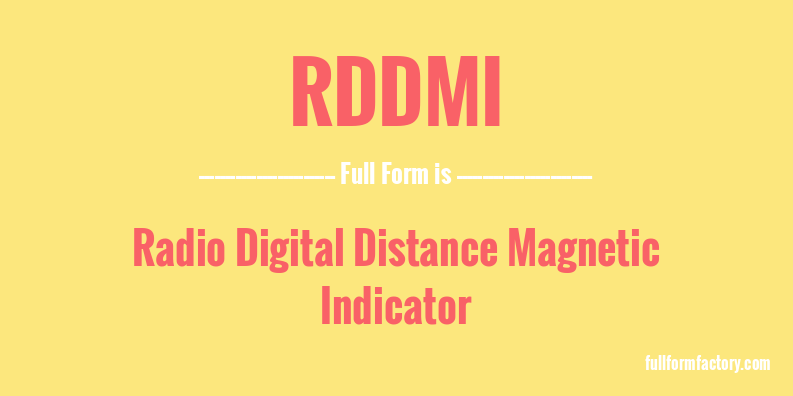rddmi-full-form