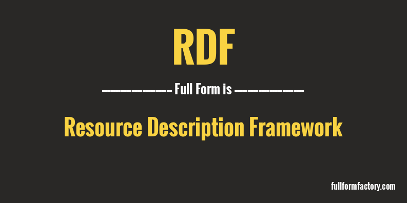 rdf-full-form