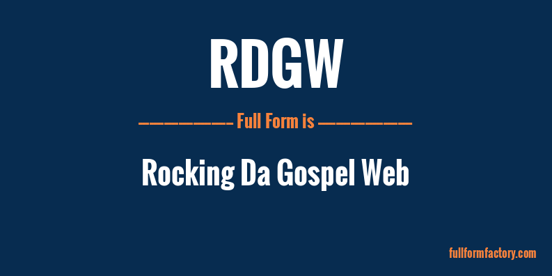 rdgw-full-form