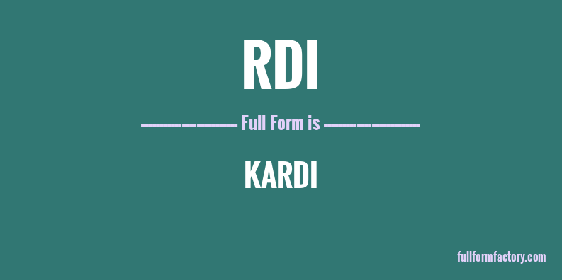 rdi-full-form