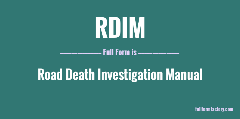 rdim-full-form