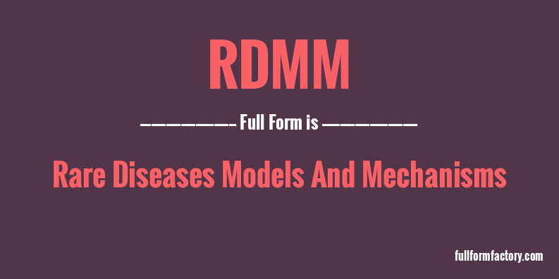 rdmm-full-form