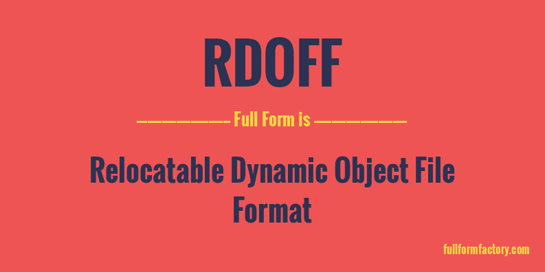 rdoff-full-form