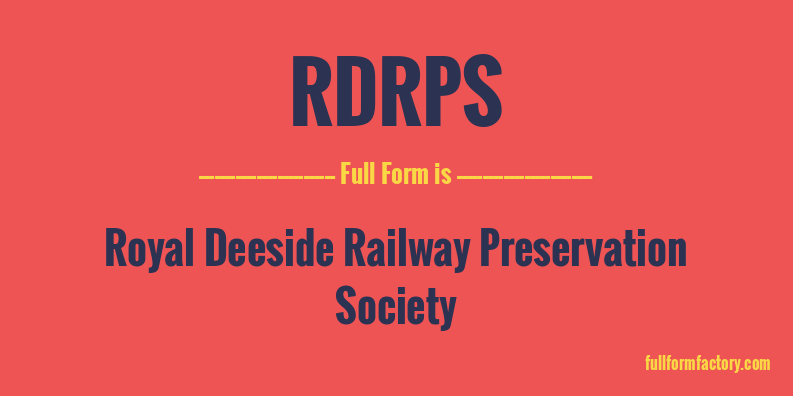 rdrps-full-form