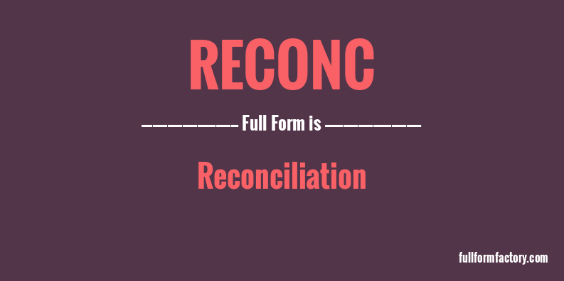reconc-full-form
