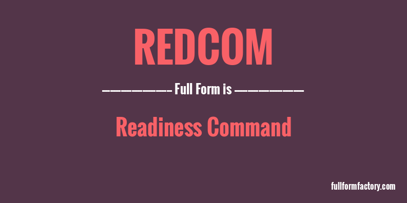 redcom-full-form