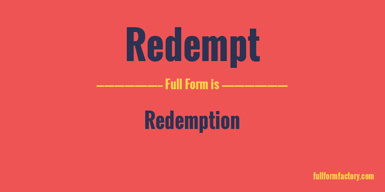 redempt-full-form