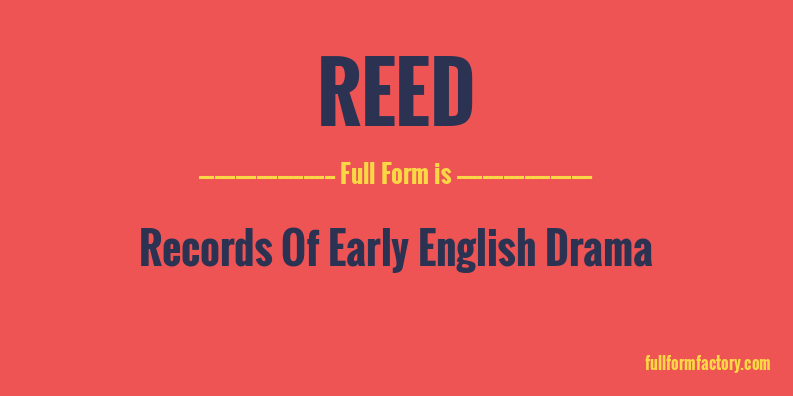 reed-full-form