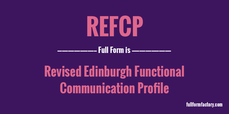 refcp-full-form