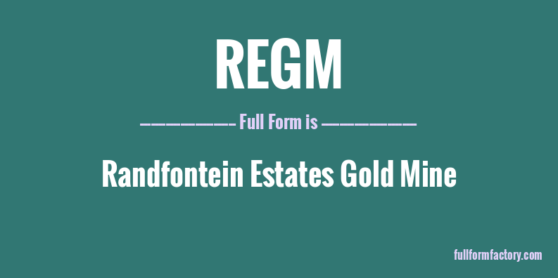 regm-full-form