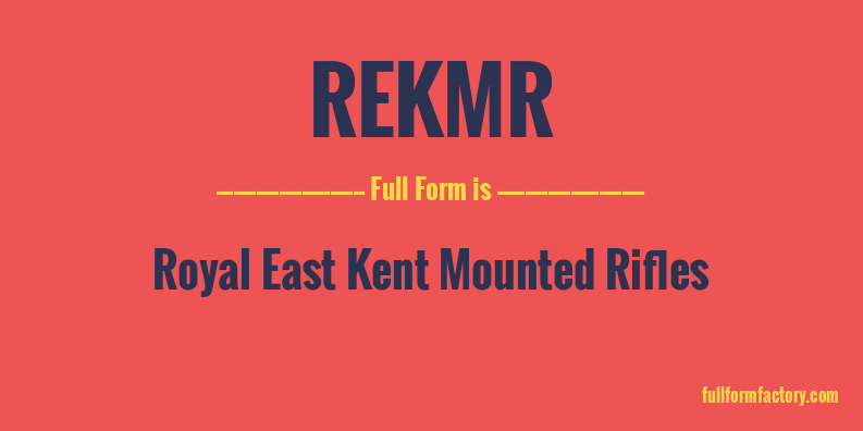 rekmr-full-form