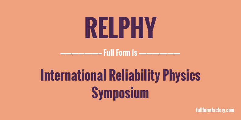 relphy-full-form