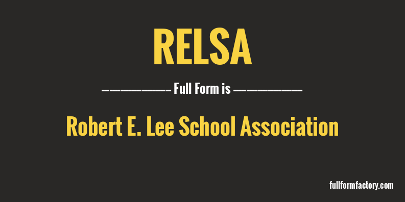 relsa-full-form