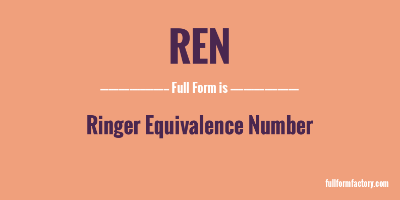 ren-full-form