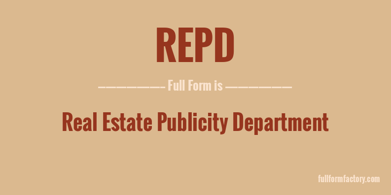 repd-full-form