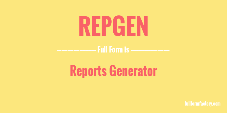 repgen-full-form