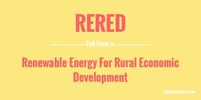 rered-full-form