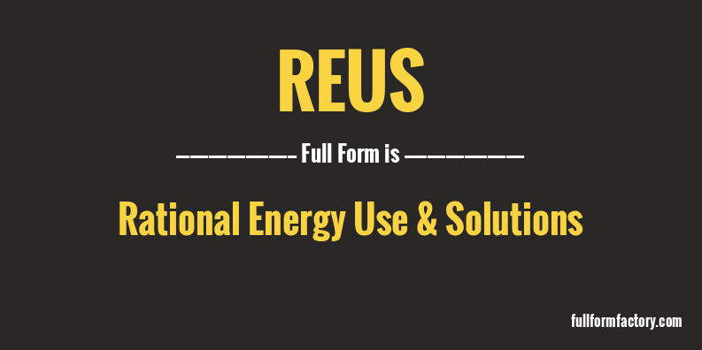 reus-full-form