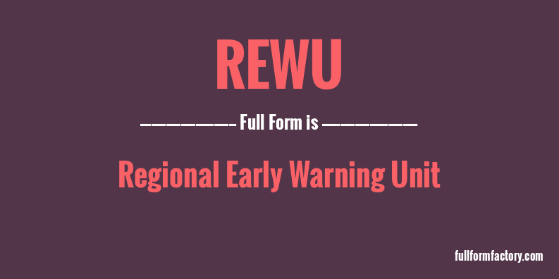 rewu-full-form