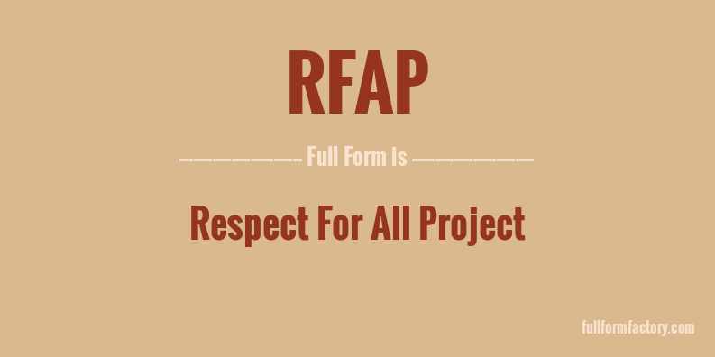 rfap-full-form
