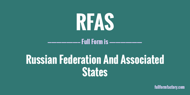rfas-full-form