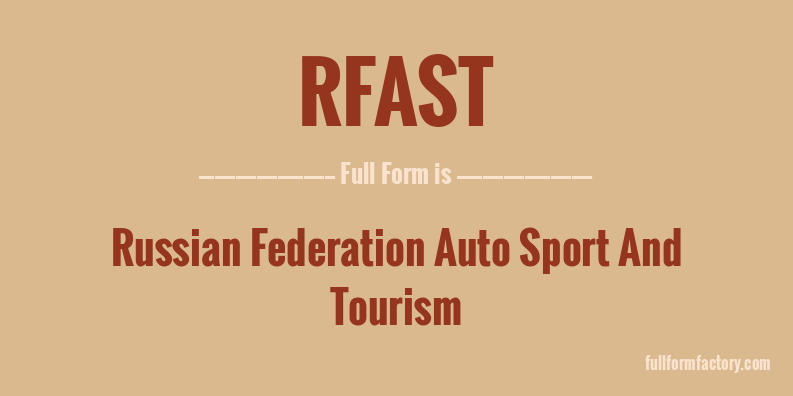 rfast-full-form