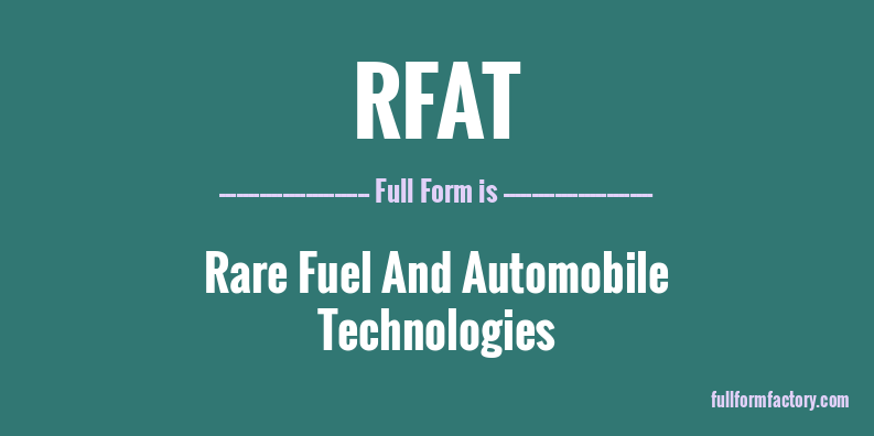 rfat-full-form
