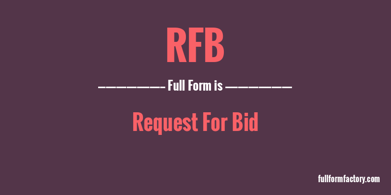 rfb-full-form
