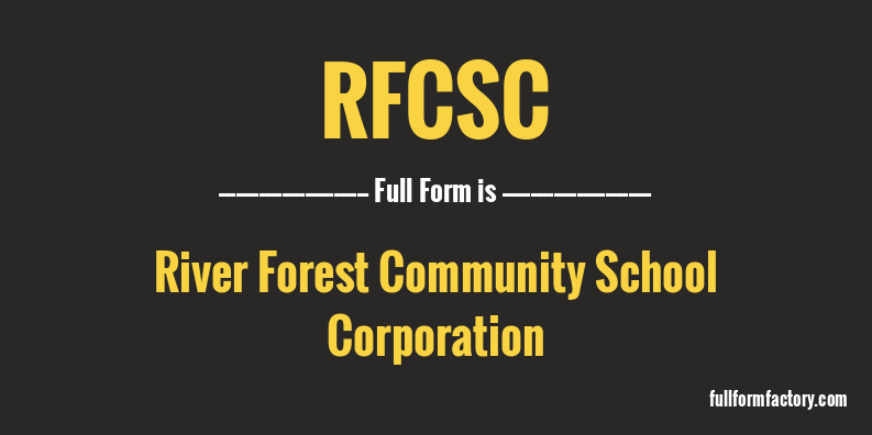 rfcsc-full-form