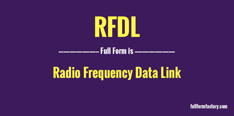 rfdl-full-form