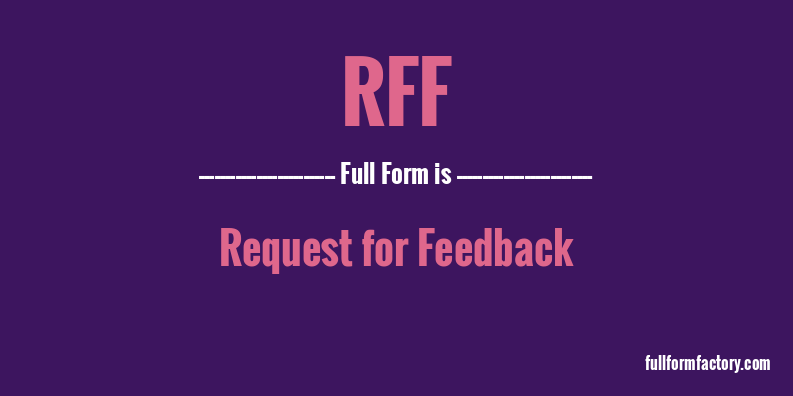rff-full-form