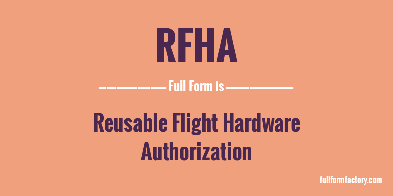rfha-full-form