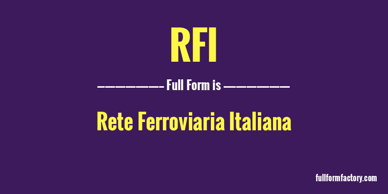 rfi-full-form