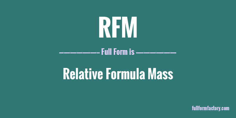rfm-full-form