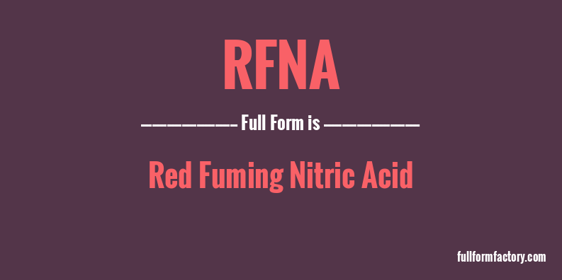 rfna-full-form