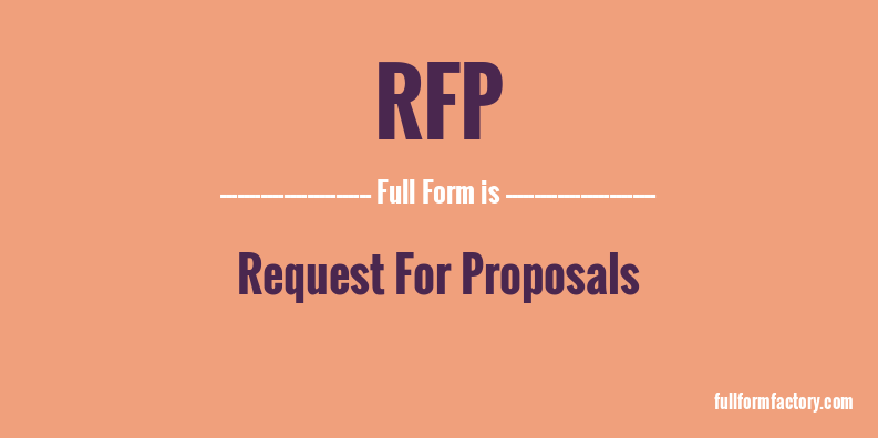 rfp-full-form