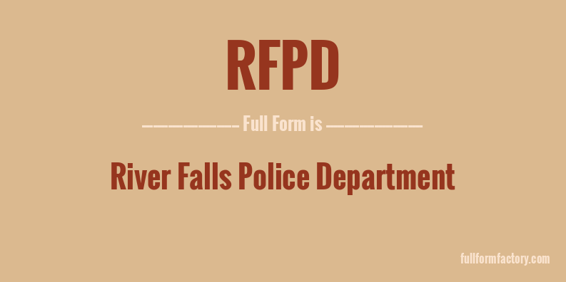 rfpd-full-form