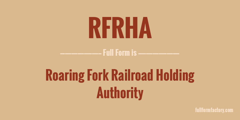 rfrha-full-form
