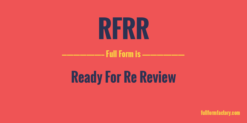 rfrr-full-form