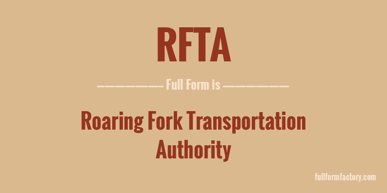 rfta-full-form
