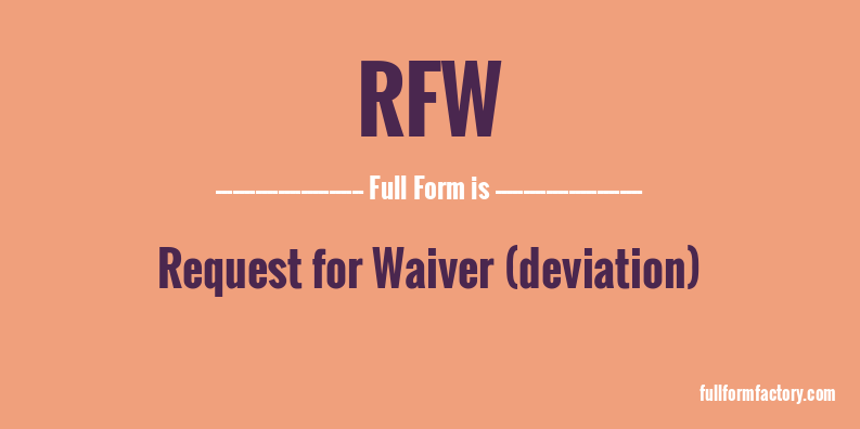rfw-full-form