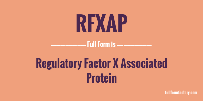 rfxap-full-form