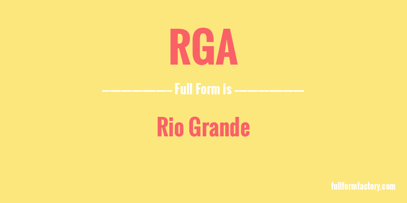 rga-full-form