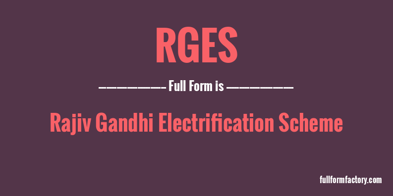 rges-full-form