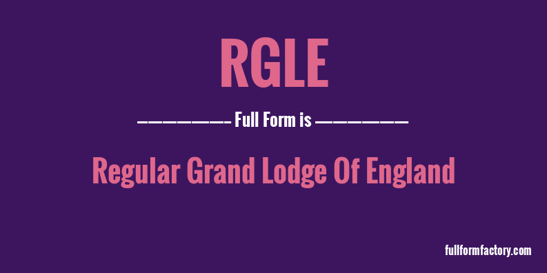 rgle-full-form