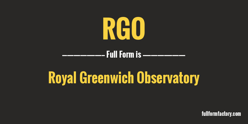 rgo-full-form