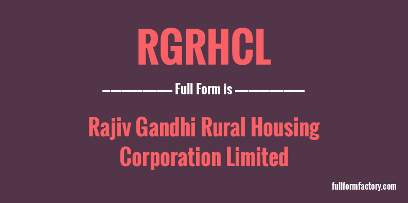 rgrhcl-full-form
