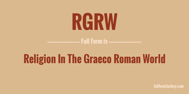 rgrw-full-form