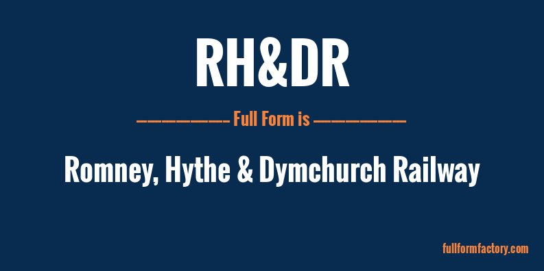 rh&dr-full-form